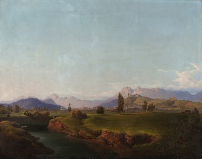 Ljubljana vanaf de Ižica Ljubljana vanaf de Ižica door Anton Karinger