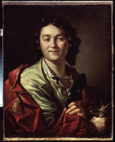 Portret van de acteur Fedor Volkov, oprichter van het eerste Russische theater door Anton Pavlovich Losenko