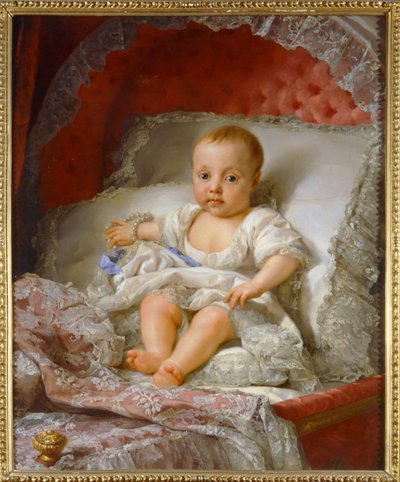 Infanta Carlota Joaquina Teresa van Spanje, koningin gemalin van Portugal ... door Anton Raphael Mengs
