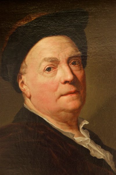 Louis de Silvestre, c.1745 (detail) door Anton Raphael Mengs