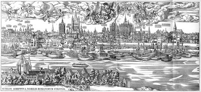 Keulen in 1530 door Anton Woensam