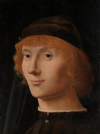 Portret van een jonge man, ca. 1470 door Antonello da Messina