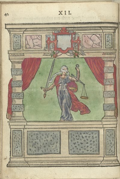 Personificatie van Gerechtigheid door Antoni van Leest