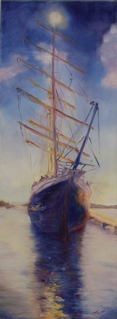 Tenacious in Antigua baai door Antonia Myatt