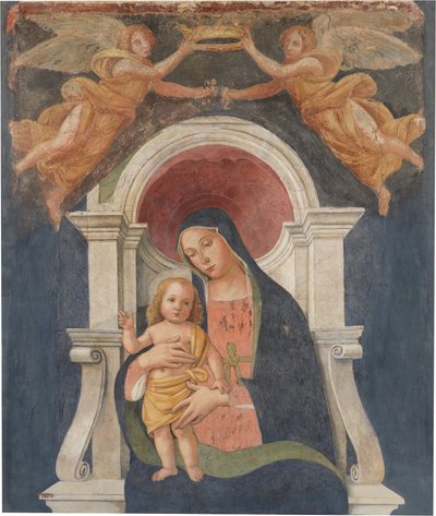Antoniazzo Romano - Madonna met kind, ca. 1495 door Antoniazzo Romano