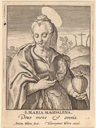 S. Maria Magdalena door Antonie Wierix