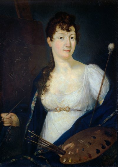 Zelfportret door Antonietta Costa Galera (1777-1859) door Antonietta Costa Galera
