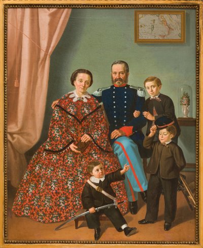 Familie door Antonio Boldini