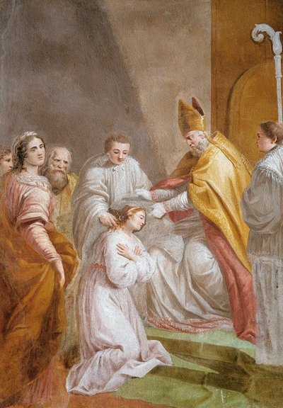 Wijding van Sint Liberata door Antonio Fedi