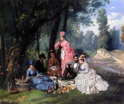 Een Zomerlunch door Antonio Garcia Mencia