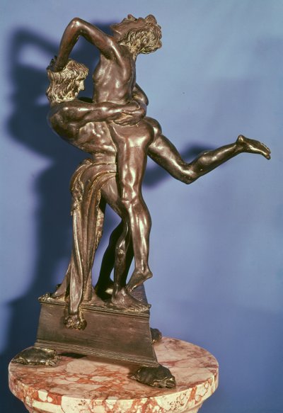 Hercules en Antaeus, 1475 (brons) door Antonio Pollaiuolo