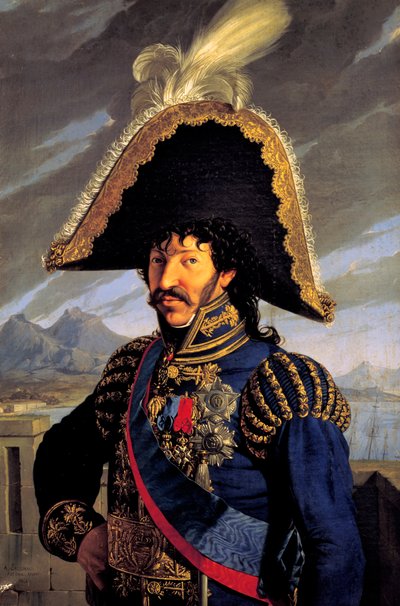 Portret van Joachim Murat door Antonio Raffaele Callander