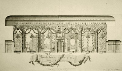 Ontwerp van de Ovale Kamer in het Winterpaleis door Antonio Rinaldi