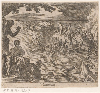 De Zondvloed door Antonio Tempesta