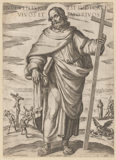 De heilige Filippus door Antonio Tempesta