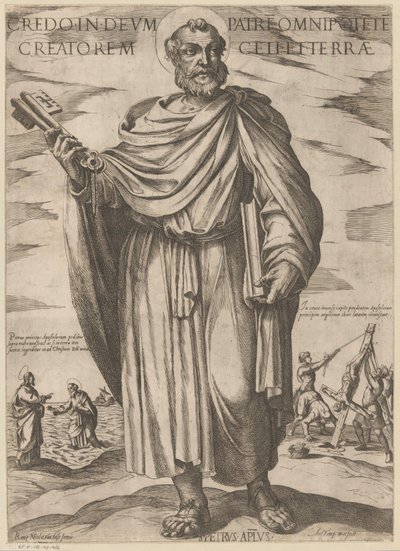 De heilige Petrus door Antonio Tempesta