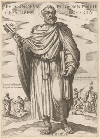De heilige Petrus door Antonio Tempesta