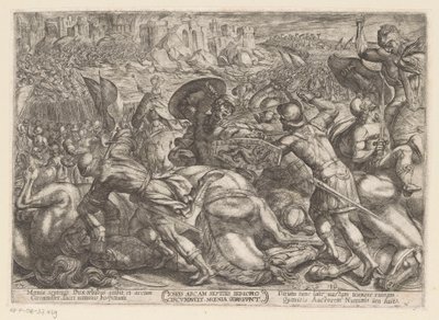 De val van Jericho door Antonio Tempesta