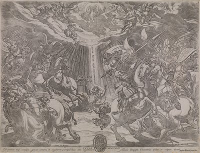 De bekering van Paulus door Antonio Tempesta