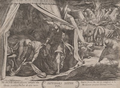 Plaat 23: Judith en Holofernes, uit 