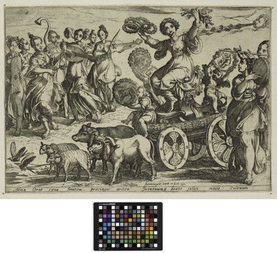 De Vier Seizoenen: Lente, 1592 door Antonio Tempesta