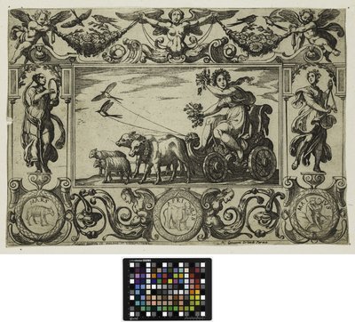 De vier seizoenen: Lente, 1592 door Antonio Tempesta