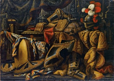 Wapenrusting, Helm, Schild, Zwaard door Antonio Tibaldi