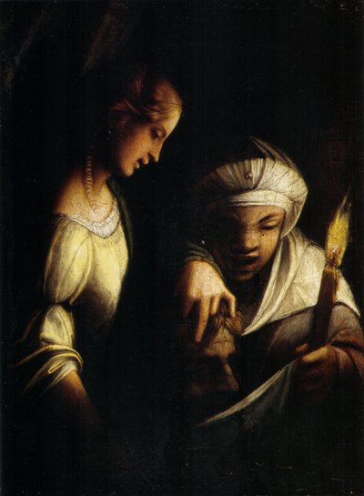 Judith en haar dienstmaagd door Antonio da Correggio