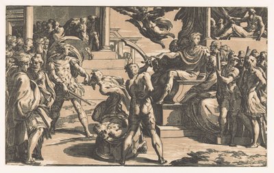 Martelaarschap van de heiligen Petrus en Paulus door Antonio da Trento