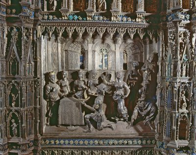 Feest van Herodes, met de Dans van Salome, Altaar van Argento door Antonio di Salvi