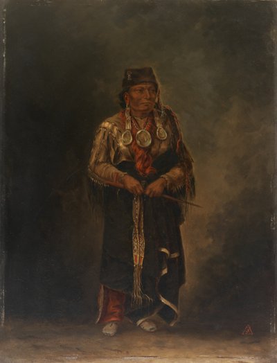 Chunka-ah-luta (Rode Hond) door Antonion Zeno Shindler
