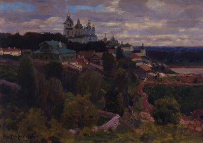 Kathedraal in Vyatka door Apollinari Mikhailovich Vasnetsov