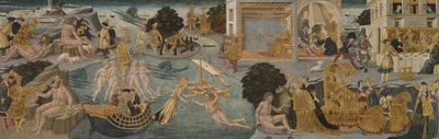 De Avonturen van Ulysses, 1435-45 door Apollonio di Giovanni di Tommaso