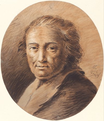 Portret van een man door Archibald Rutherford