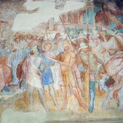 St. Ephysius Veroordeeld, c.1390 door Aretino Luca Spinello or Spinelli