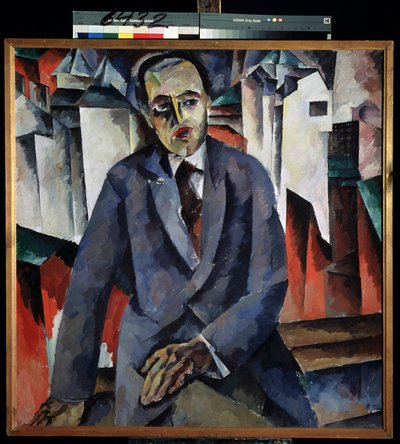 Portret van regisseur Alexander Tairov door Aristarkh Vasilievic Lentulov