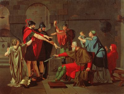 De Eed van de Horatii, 1791 door Armand Charles Caraffe