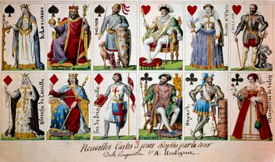 Franse historische figuren van Karel de Grote tot Hendrik IV door Armand Gustave Houbigant