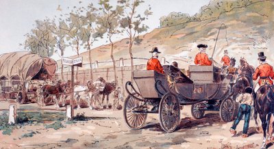 De koninklijke koets van Leopold I van België circa 1830, 1886 door Armand Jean Heins