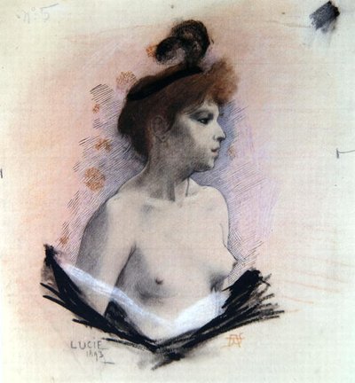 Lucie door Armand Rassenfosse