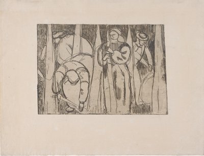 Les Rouisseuses (De Vlasverzamelaars) door Armand Séguin