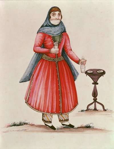 Armeens kostuum ca. 1840 door Armenian School
