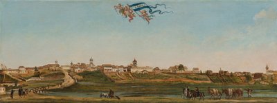 Panoramisch uitzicht op São Paulo, 1821 door Arnaud Julien Pallière