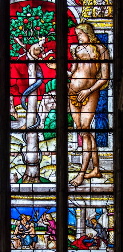 Kathedraal Sainte-Marie, Auch, Gers, 2018 (glas-in-loodraam) door Arnaud de Moles
