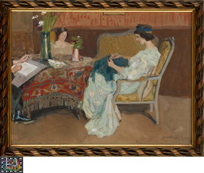 Dutch: Familietafereel door Arnold Lakhovsky