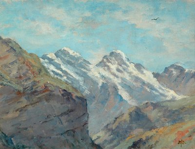 Uitzicht in Noorwegen door Arnold Priestman