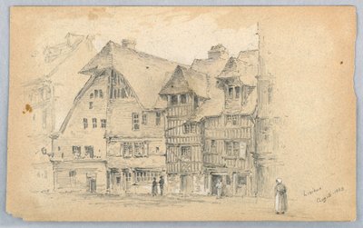 Schets van Lisieux door Arnold William Brunner