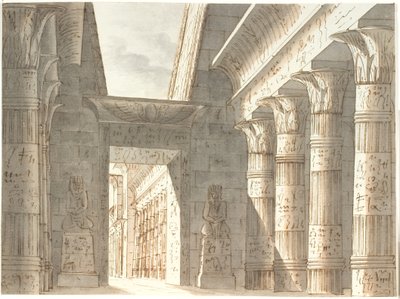 Egyptische Tempel door Aron Wallick