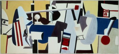 Studie voor muurschildering voor Administratiegebouw, Newark Airport, New Jersey door Arshile Gorky