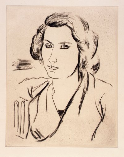 Jonge vrouw door Arshile Gorky
